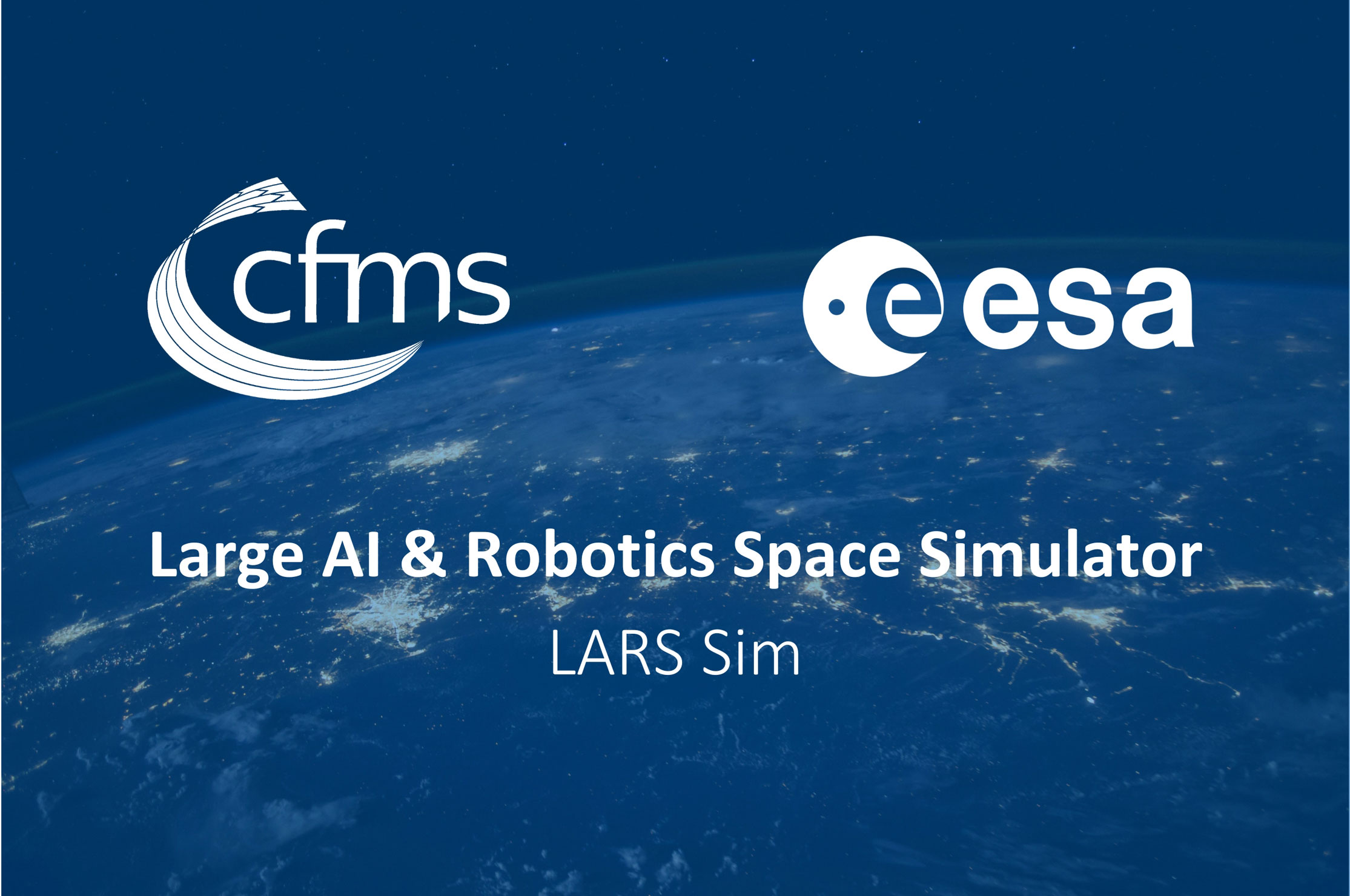 CFMS to support Large AI & Robotics Space Simulator